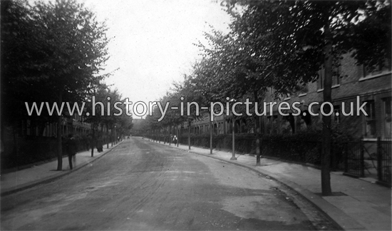 Leucha Road, Walthamstow, london. c.1914.
